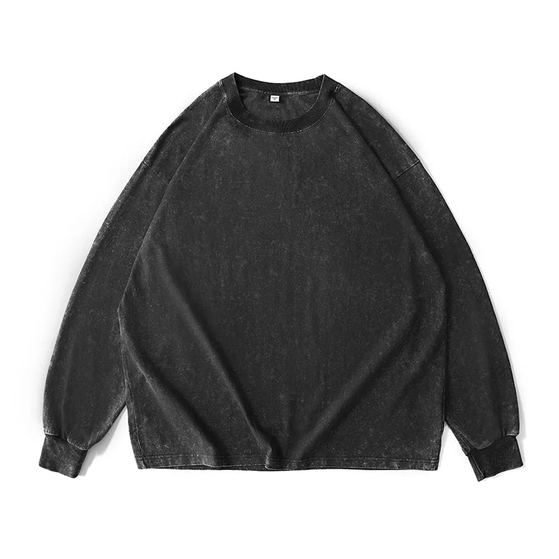 Custom Long-sleeved T-shirt Street Fashion Shirt Design Logo Personality Tee Printing Embroidery Brand Pattern Diy 100% Cotton