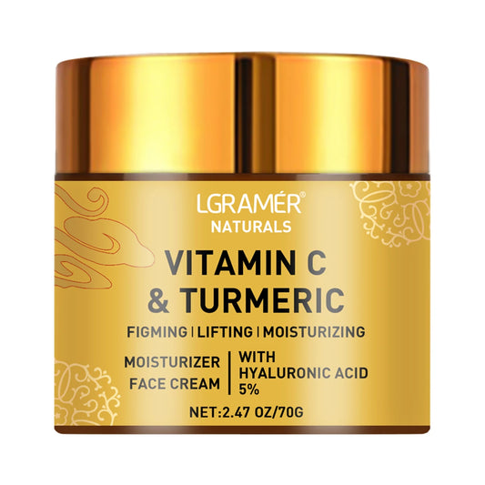 REAROYA Ciberžolės ir vitamino C veido kremas | Drėkinantis, stangrinantis, šviesinantis