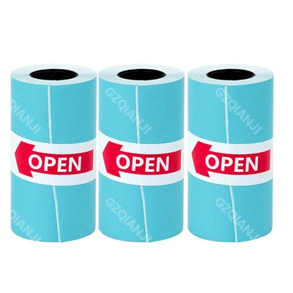 57mmx30mm Mini spausdintuvo terminalai lipdukai