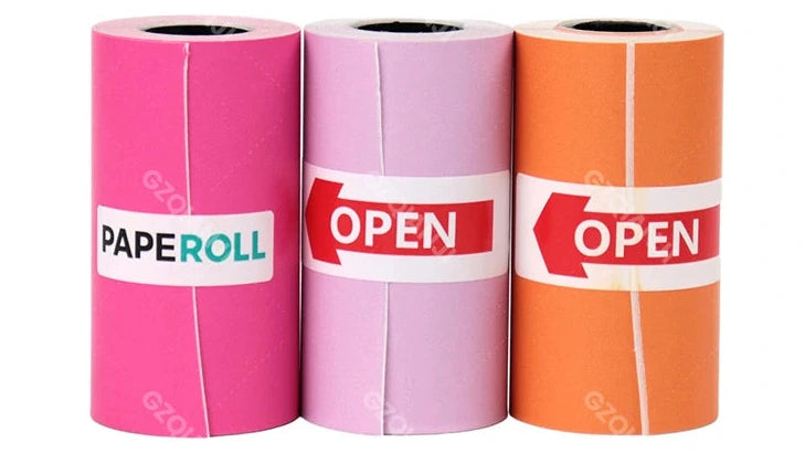 57mmx30mm Mini spausdintuvo terminalai lipdukai