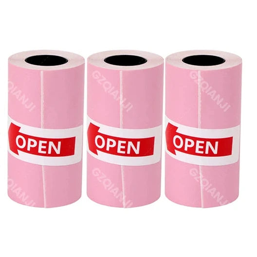 57mmx30mm Mini spausdintuvo terminalai lipdukai