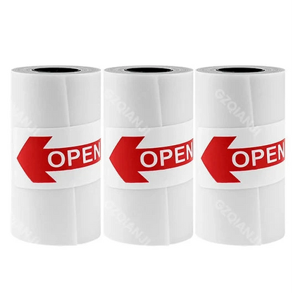 57mmx30mm Mini spausdintuvo terminalai lipdukai