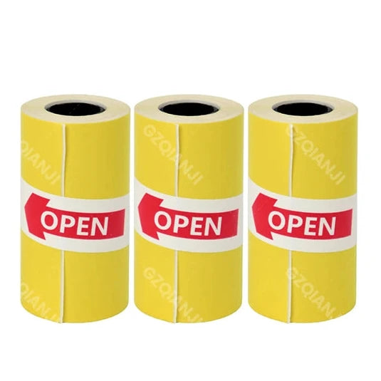 57mmx30mm Mini spausdintuvo terminalai lipdukai