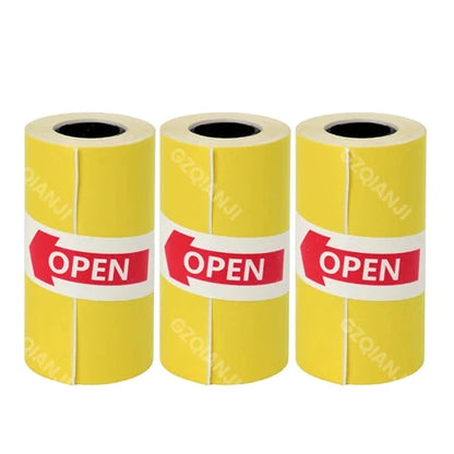 57mmx30mm Mini spausdintuvo terminalai lipdukai