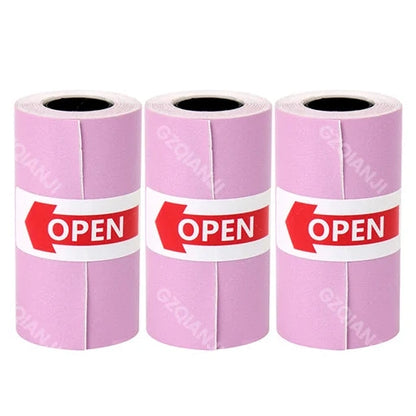 57mmx30mm Mini spausdintuvo terminalai lipdukai