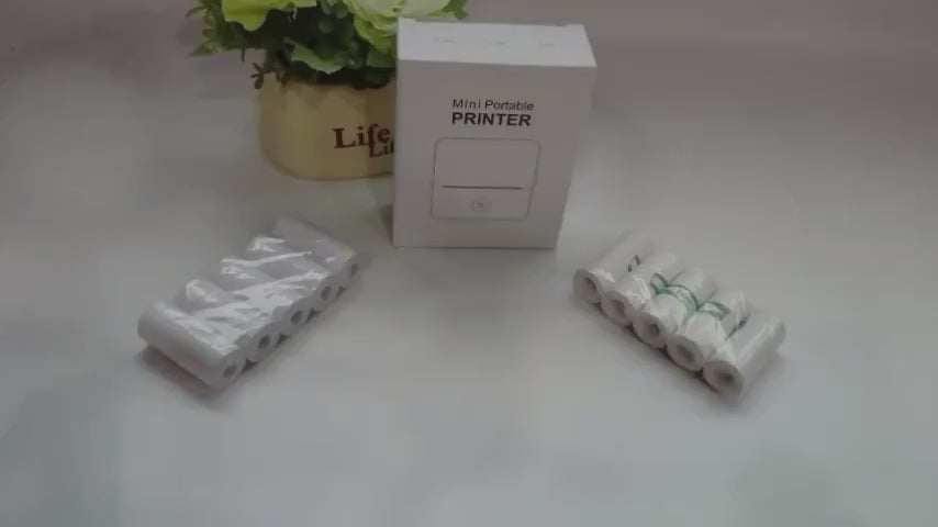 X6 mini belaidis spausdintuvas be rašalo